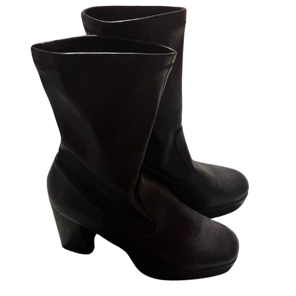 CM Black Block Heel Ankle Boots | Size 9 | Chunky Heel | Free Shipping